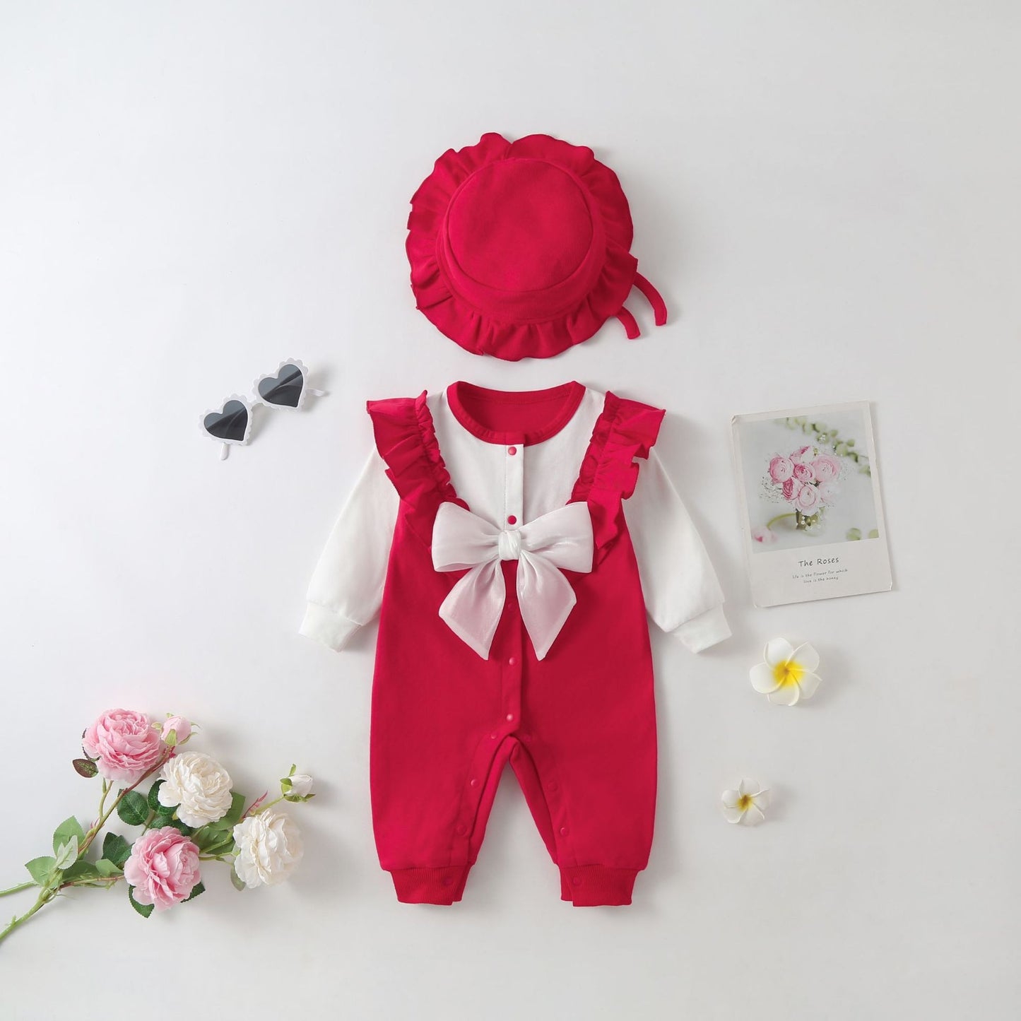 Velvet Onesie Jumper for Newborns Cotton Blend