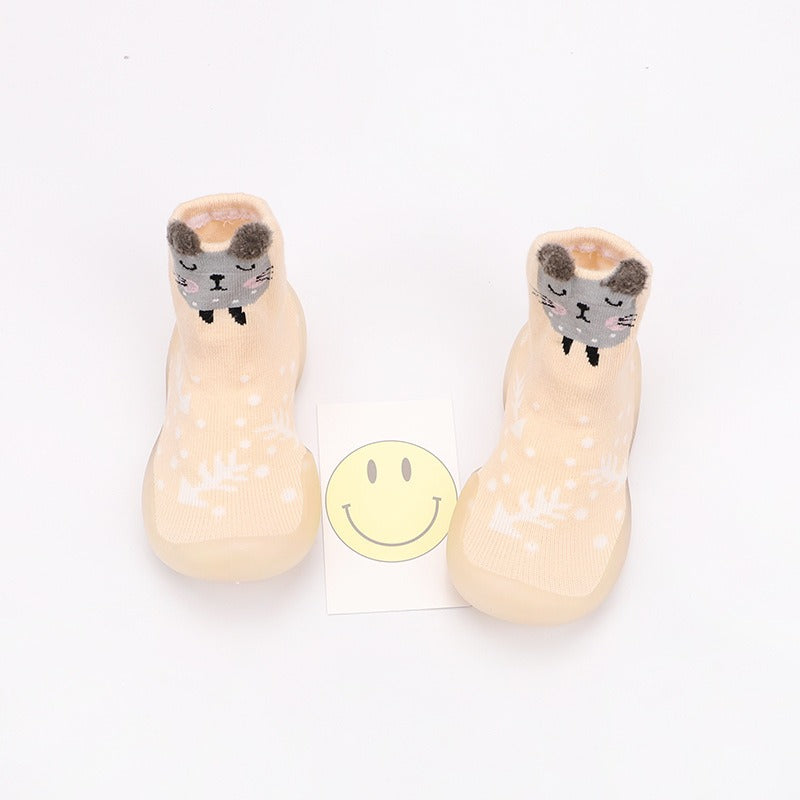 Baby's Cartoon Soft Sole Anti-Slip Knitted Socks