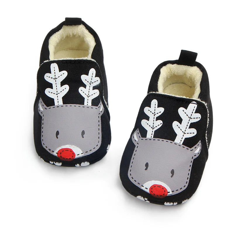 Winter Cartoon Fox Cotton Baby Shoes