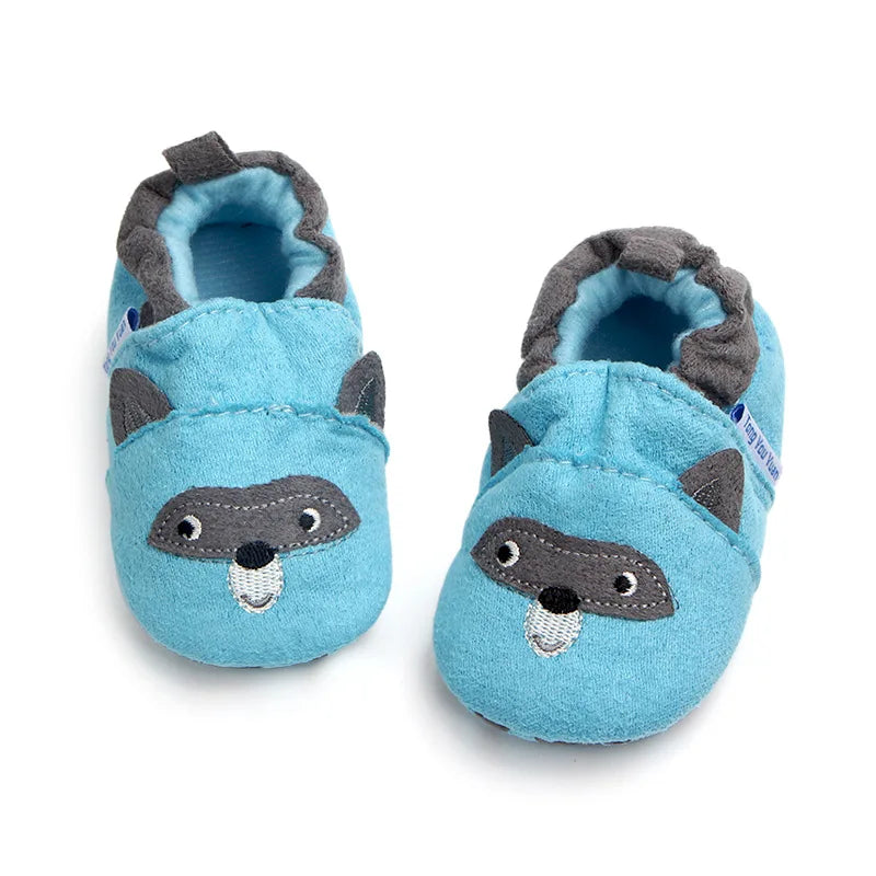 Winter Cartoon Fox Cotton Baby Shoes