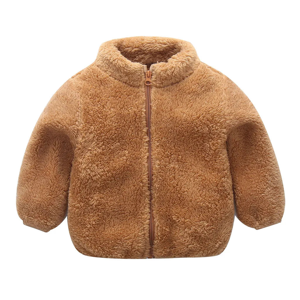 Cozy Zip Fleece Coat for Boys &amp; Girls