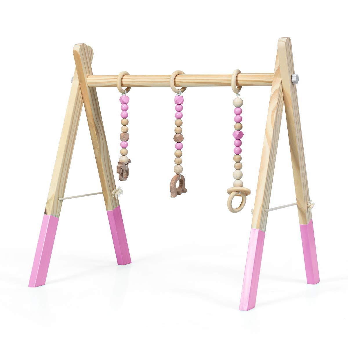 Baby Training Toddler Wooden Fitness Rack