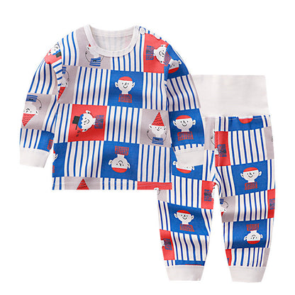 New Baby Boy Cotton Long Sleeved Tshirt + Pants