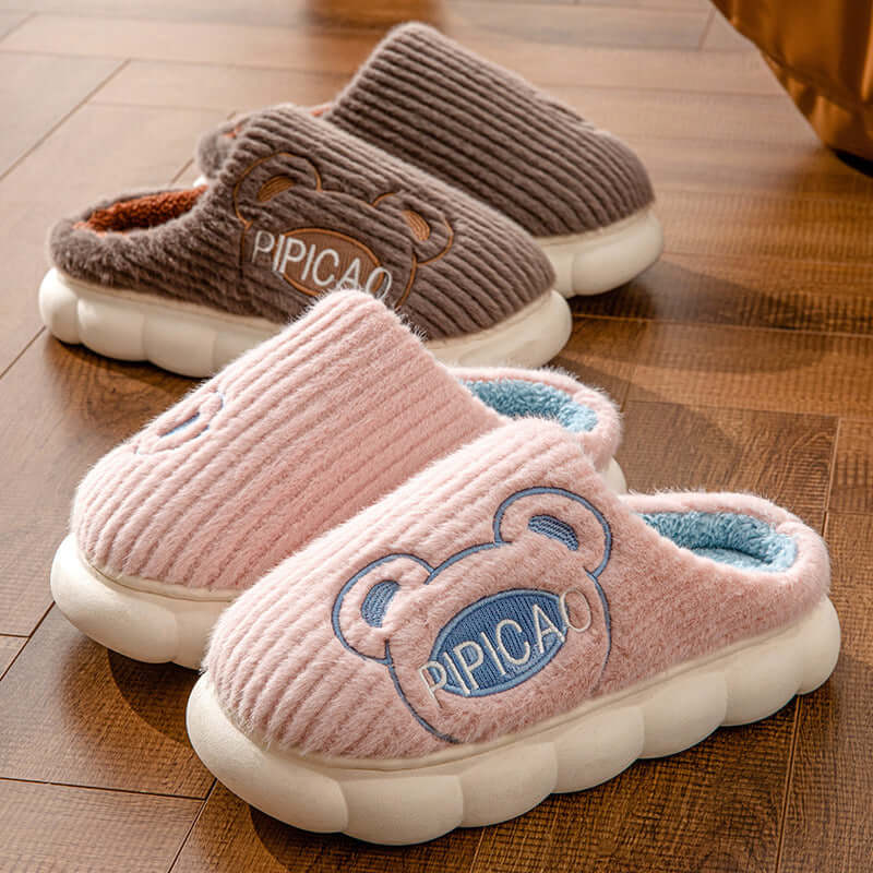Cozy & Warm Winter Non-Slip Warm Bear Slippers