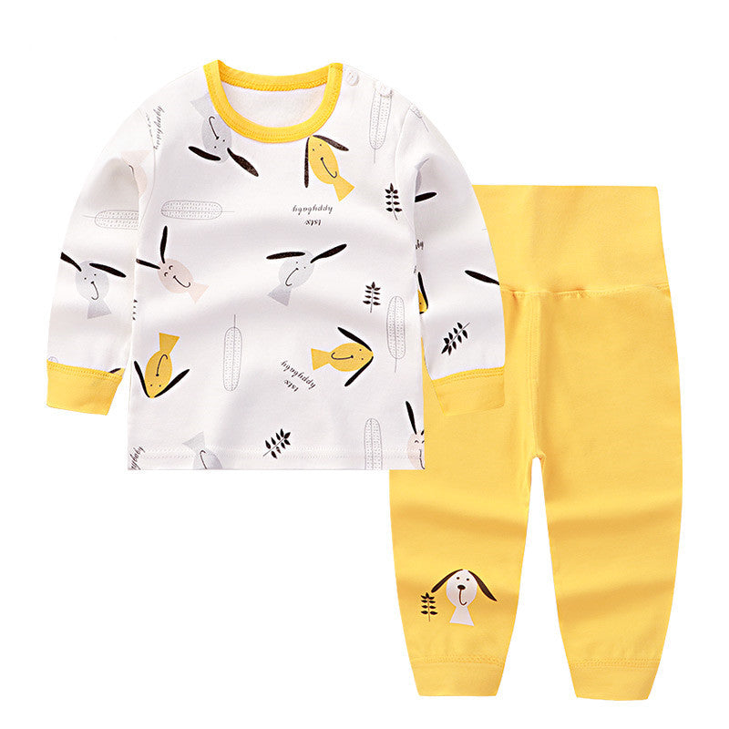 New Baby Boy Cotton Long Sleeved Tshirt + Pants