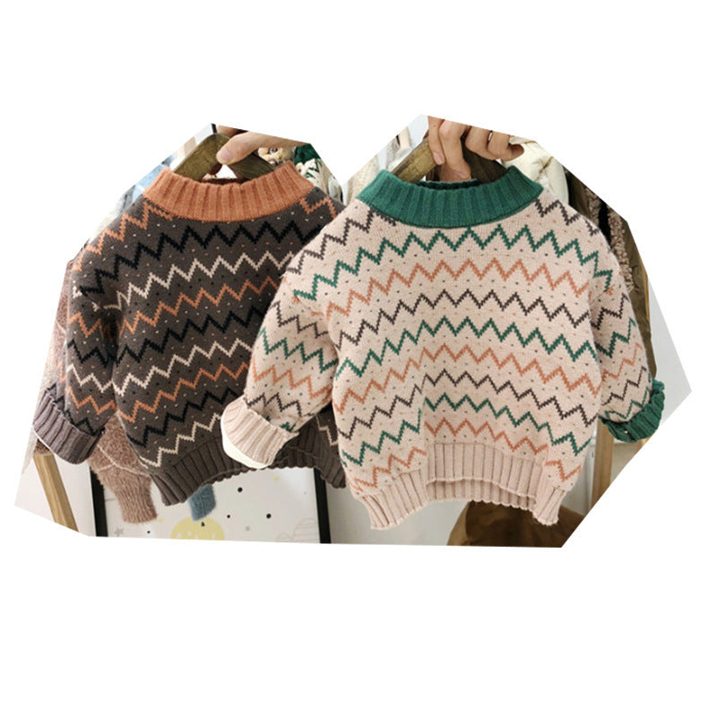 Trendy Korean Style Unisex Baby Sweater